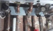 Boiler connecting pipes